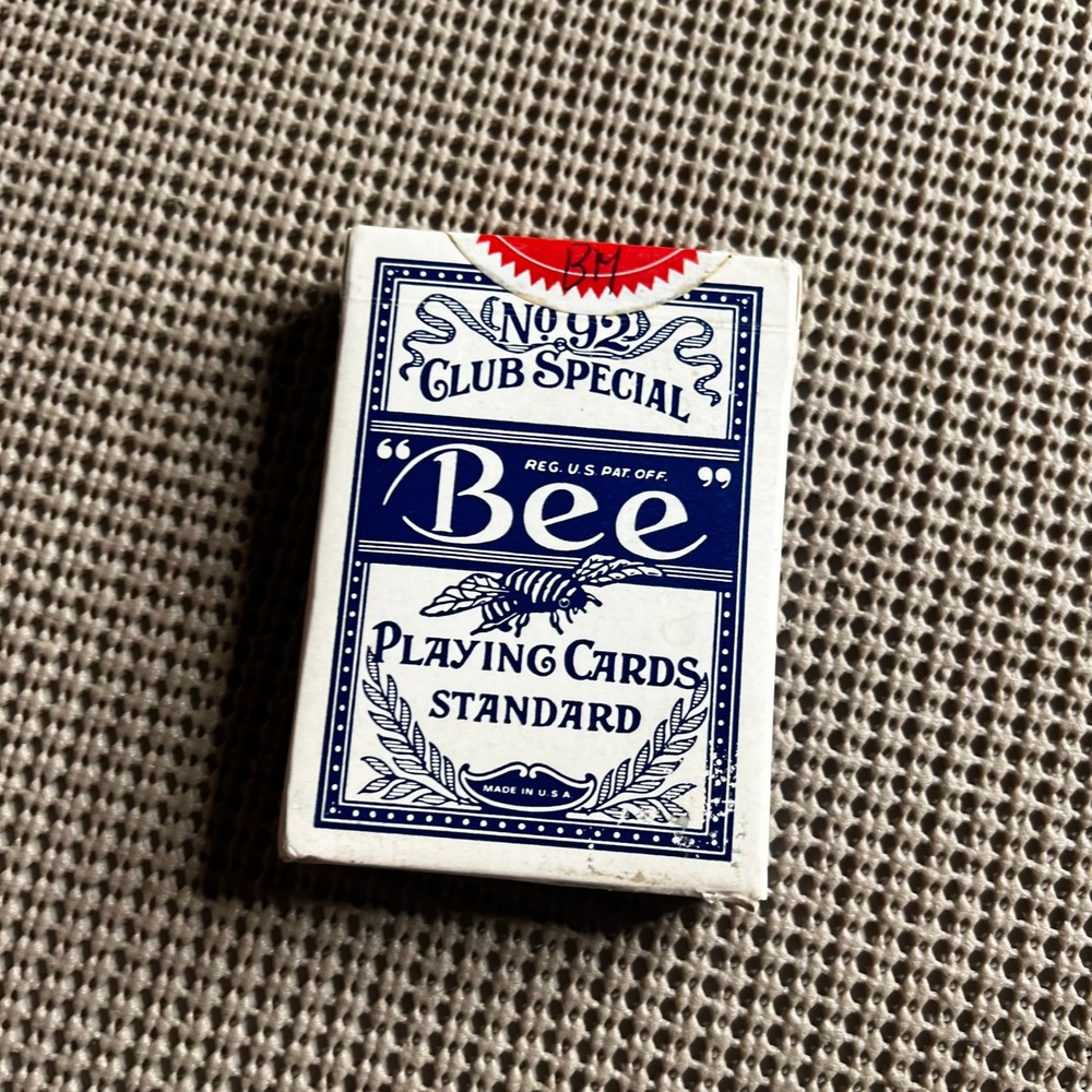 Vintage Bee No 92 Club Special Playing Cards Harrahs Reno Lake Tahoe Casino Used